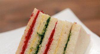 Recipe: How to make a rainbow sandwich