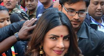 Priyanka's temple run