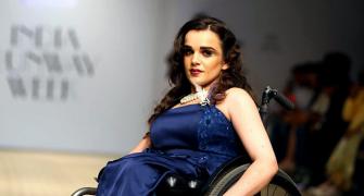 She's the world's first fashion model on a wheelchair