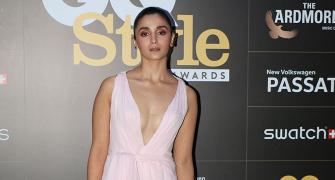 PIX: Alia, Anjali, Surveen take the plunge in daring gowns