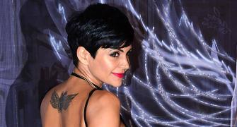 Photos! Did you see Mandira Bedi's saucy backless look