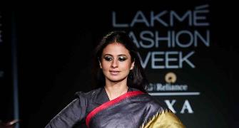 Rasika's silk sari has a message