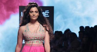 Pink and pretty: Saiyami Kher walks for Nishka Lulla