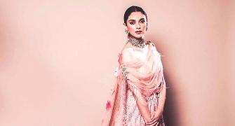 Aditi's modern bridal look will leave you spellbound