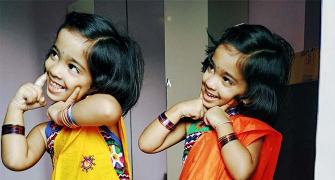 Navratri pix: Happiness comes in small packages