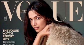 Wow! Deepika goes bared-faced on Vogue cover