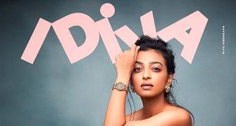 Radhika Apte flaunts bare legs in a floral dress
