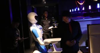 Would you like to be served by a robot waitress?