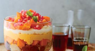 Recipe: Mawa Madeleines, Mango and Old Monk Trifle
