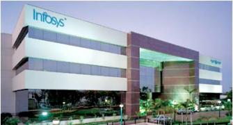 Infosys shares surge 7% post results