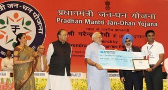 More takers for Modi's Jan Dhan in Uttar Pradesh & West Bengal