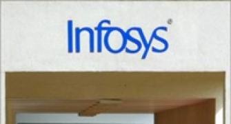 Infosys' shares end nearly 5% down as founders sell shares