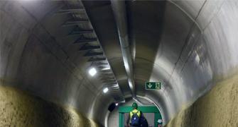 Amazing photos of the world's longest train tunnel