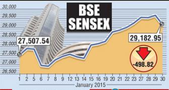 Bloodbath on the bourses: Sensex, Nifty sink