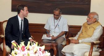 Zuckerberg post on Modi visit gets 172,000 'like's!