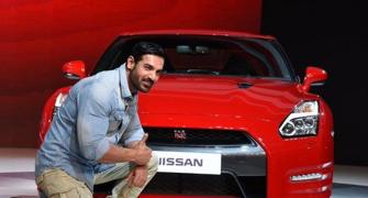 John Abraham's love affair with Nissan's beauties