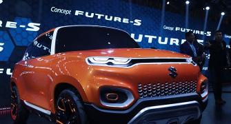 Maruti shows off its futuristic Concept car at Auto Expo
