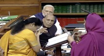 MPs who heckled Sitharaman were first to rush to her
