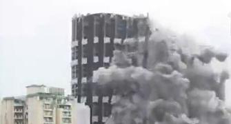 Supertech twin towers razed to ground