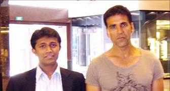 Spotted: Akshay Kumar in Singapore