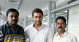 Spotted: Suriya at Bangalore airport