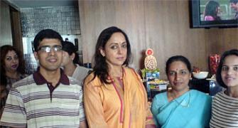 Spotted: Hema Malini in Pune