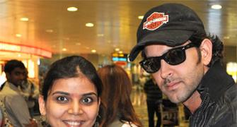Spotted: Hrithik Roshan at Singapore airport