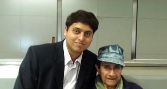 Spotted: The late Dev Anand in London
