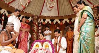 Pix: Tamil actor Karthi weds