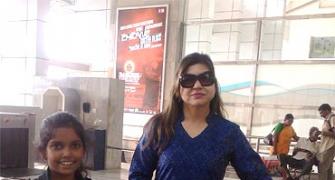 Spotted: Alka Yagnik at Mumbai airport