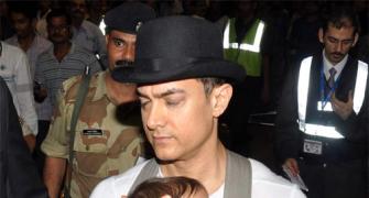 FIRST LOOK: Aamir Khan with Kiran and son Azad
