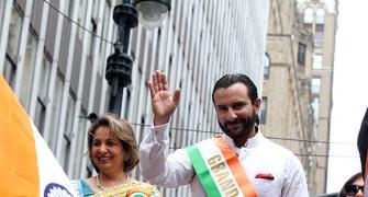 PIX: Saif, Grand Marshal at India Day Parade, New York