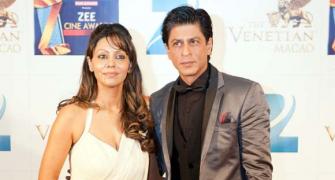 PIX: Shah Rukh, Gauri attend Zee Cine awards in Macau