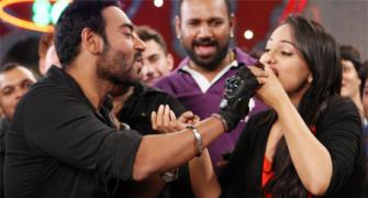 PIX: Sonakshi's birthday on the sets Son Of Sardaar