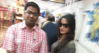 Spotted: Raima Sen at Kolkata airport