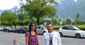 Spotted: Annu Kapoor in Switzerland