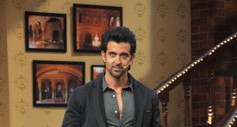 PIX: Hrithik Roshan shows off his funny side