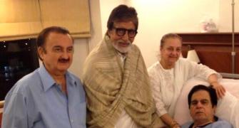PHOTO: Amitabh Bachchan visits Dilip Kumar