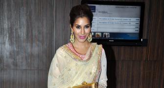 PIX: Sophie Choudry, Sunidhi Chauhan at singer Toshi's wedding reception