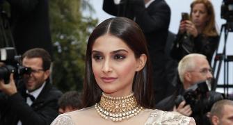 Cannes sighting: Sonam Kapoor WOWS in fusion fashion