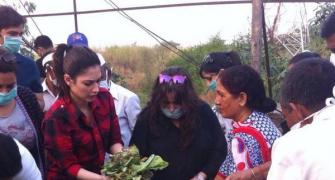 PIX: Tamannaah wields broom for Swachh Bharat
