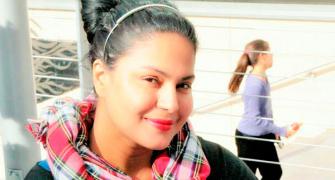 PIX: Veena Malik's baby's day out