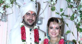 PIX: Dia Mirza weds