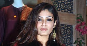 PIX: Raveena, Dia Mirza mingle at a store launch