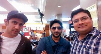 Spotted: Arshad Warsi, Amit Sadh at Mumbai airport