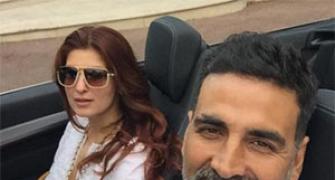 Akshay, Twinkle holiday in France