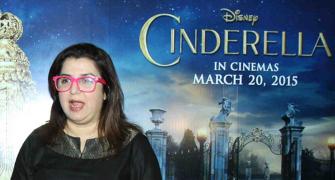 PIX: Farah Khan, Mini Mathur watch Cinderella with their kids