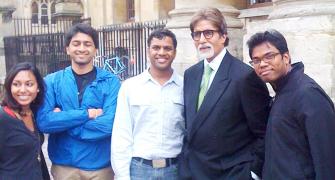 Spotted: Amitabh Bachchan in England
