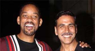 PIX: Akshay parties with Will Smith