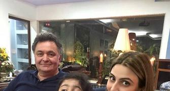 Rishi Kapoor's day out with his granddaughter